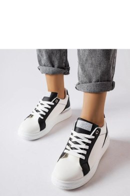 Biało-czarne buty ze srebrnym akcentem Palais - Solea Solea