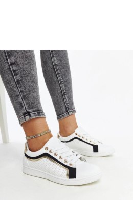 Biało-czarne sneakersy na platformie Amala - Solea Solea