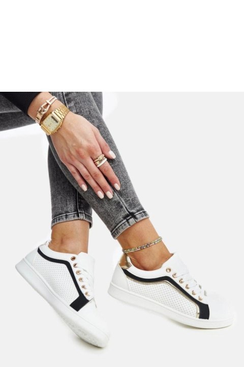 Biało-czarne sneakersy na platformie Amala - Solea Solea Biało-czarne sneakersy na platformie Amala - Solea Solea