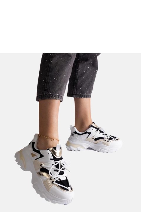 Biało-czarne sneakersy sportowe Sulamita - Solea Solea Biało-czarne sneakersy sportowe Sulamita - Solea Solea