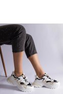 Biało-czarne sneakersy sportowe Sulamita - Solea Solea Biało-czarne sneakersy sportowe Sulamita - Solea Solea