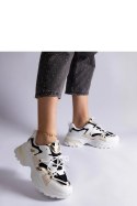 Biało-czarne sneakersy sportowe Sulamita - Solea Solea Biało-czarne sneakersy sportowe Sulamita - Solea Solea