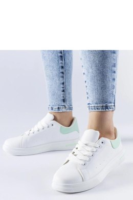 Biało-miętowe sneakersy Leland - Solea Solea