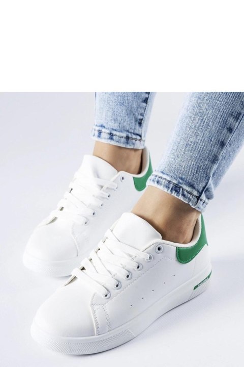 Biało-zielone sneakersy Leland - Solea Solea Biało-zielone sneakersy Leland - Solea Solea