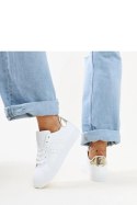 Biało-złote sneakersy Akila - Solea Solea