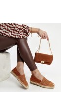 Brązowe ażurowe espadryle Gordana - Solea Solea Brązowe ażurowe espadryle Gordana - Solea Solea