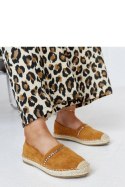 Brązowe espadryle z cyrkoniami Abia - Solea Solea Brązowe espadryle z cyrkoniami Abia - Solea Solea