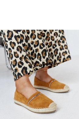 Brązowe espadryle z cyrkoniami Abia - Solea Solea