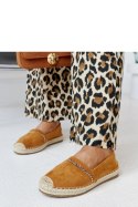 Brązowe espadryle z cyrkoniami Abia - Solea Solea Brązowe espadryle z cyrkoniami Abia - Solea Solea