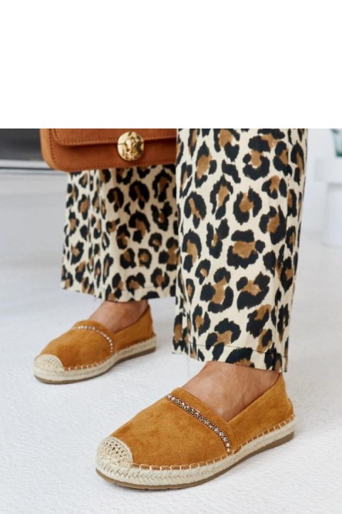 Brązowe espadryle z cyrkoniami Abia - Solea Solea Brązowe espadryle z cyrkoniami Abia - Solea Solea