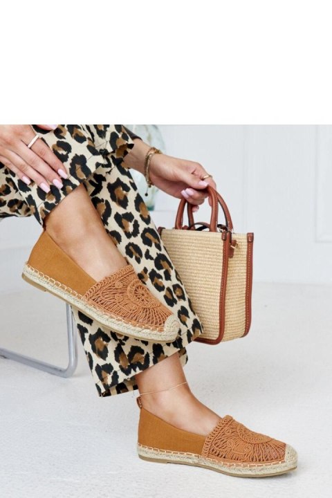 Brązowe espadryle z haftem Kalba - Solea Solea Brązowe espadryle z haftem Kalba - Solea Solea