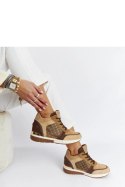 Brązowe sneakersy na koturnie Chestnut - Solea Solea Brązowe sneakersy na koturnie Chestnut - Solea Solea