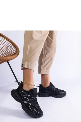 Czarne damskie sneakersy na masywnej podeszwie Colunga - Solea Solea