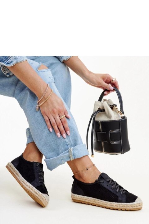 Czarne espadryle sportowe Naila - Solea Solea Czarne espadryle sportowe Naila - Solea Solea