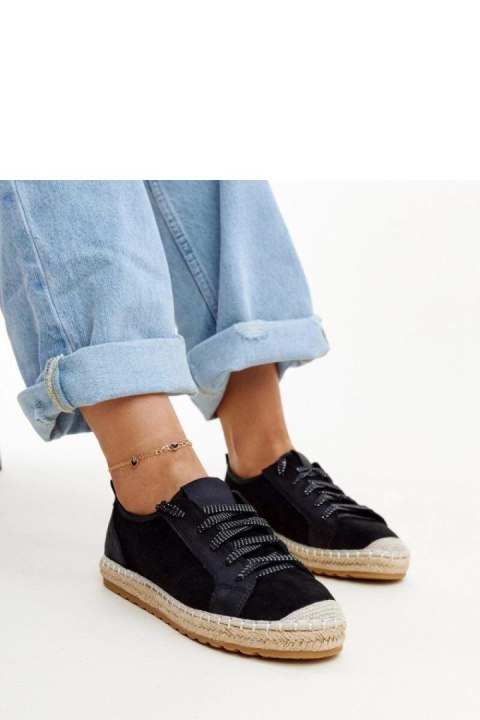 Czarne espadryle sportowe Naila - Solea Solea Czarne espadryle sportowe Naila - Solea Solea