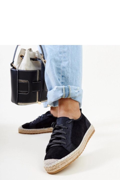 Czarne espadryle sportowe Naila - Solea Solea Czarne espadryle sportowe Naila - Solea Solea
