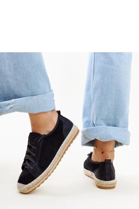 Czarne espadryle sportowe Naila - Solea Solea Czarne espadryle sportowe Naila - Solea Solea