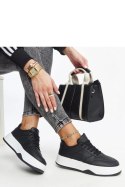 Czarne sneakersy na grubszej podeszwie Rafida - Solea Solea Czarne sneakersy na grubszej podeszwie Rafida - Solea Solea