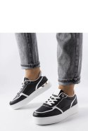 Czarne sneakersy na platformie Tooele - Solea Solea Czarne sneakersy na platformie Tooele - Solea Solea