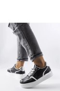 Czarne sneakersy na platformie Tooele - Solea Solea Czarne sneakersy na platformie Tooele - Solea Solea