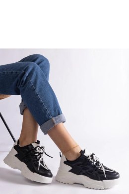 Czarne sneakersy sportowe damskie Alva - Solea Solea