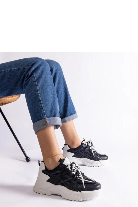 Czarne sneakersy sportowe damskie Alva - Solea Solea Czarne sneakersy sportowe damskie Alva - Solea Solea