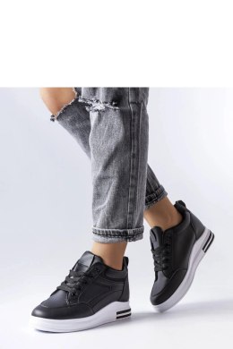 Czarne sneakersy z brokatem Bonevil - Solea Solea