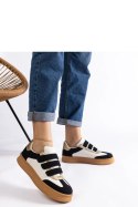 Czarne sneakersy zapinane na rzepy Mena - Solea Solea