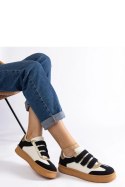 Czarne sneakersy zapinane na rzepy Mena - Solea Solea