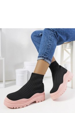 Czarno różowe wysokie sneakersy Marks - Solea Solea