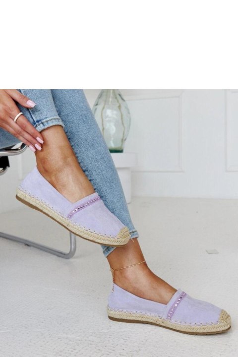 Fioletowe espadryle z cyrkoniami Abia - Solea Solea Fioletowe espadryle z cyrkoniami Abia - Solea Solea