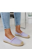 Fioletowe espadryle z cyrkoniami Abia - Solea Solea Fioletowe espadryle z cyrkoniami Abia - Solea Solea