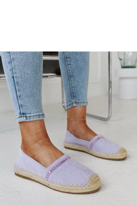 Fioletowe espadryle z cyrkoniami Abia - Solea Solea Fioletowe espadryle z cyrkoniami Abia - Solea Solea