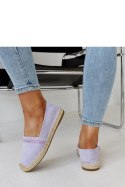 Fioletowe espadryle z cyrkoniami Abia - Solea Solea Fioletowe espadryle z cyrkoniami Abia - Solea Solea