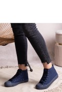 Granatowe wysokie trampki Rafife - Solea Solea Granatowe wysokie trampki Rafife - Solea Solea