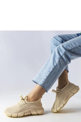 Jasnobeżowe sportowe sneakersy Élodie - Solea Solea