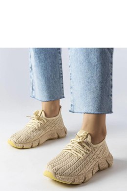 Jasnobeżowe sportowe sneakersy Élodie - Solea Solea