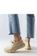 Jasnobeżowe sportowe sneakersy Élodie - Solea Solea Jasnobeżowe sportowe sneakersy Élodie - Solea Solea