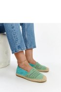 Miętowe ażurowe espadryle Gordana - Solea Solea Miętowe ażurowe espadryle Gordana - Solea Solea