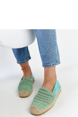 Miętowe ażurowe espadryle Gordana - Solea Solea