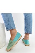 Miętowe ażurowe espadryle Gordana - Solea Solea Miętowe ażurowe espadryle Gordana - Solea Solea