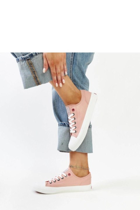 Różowe damskie trampki CROSS JEANS - Solea Solea Różowe damskie trampki CROSS JEANS - Solea Solea