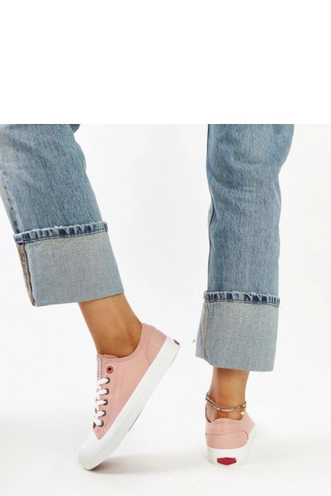 Różowe damskie trampki CROSS JEANS - Solea Solea Różowe damskie trampki CROSS JEANS - Solea Solea