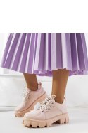Różowe sneakersy damskie Bernic - Solea Solea Różowe sneakersy damskie Bernic - Solea Solea