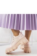 Różowe sneakersy damskie Bernic - Solea Solea Różowe sneakersy damskie Bernic - Solea Solea