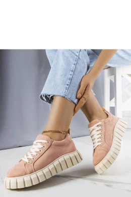 Różowe sneakersy na platformie Pamela - Solea Solea
