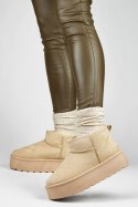 Śniegowce Model TL242-BE Beige - PRIMO PRIMO Śniegowce Model TL242-BE Beige - PRIMO PRIMO