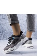 Szare sneakersy zdobione wstawkami Savard - Solea Solea Szare sneakersy zdobione wstawkami Savard - Solea Solea