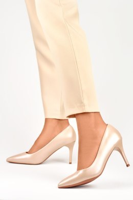 Szpilki Model GD-XR501B-APR Beige - PRIMO PRIMO