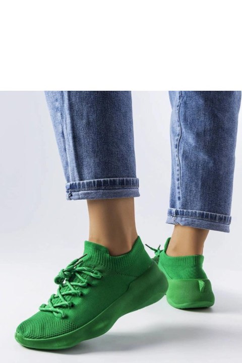 Zielone materiałowe sneakersy Côté - Solea Solea Zielone materiałowe sneakersy Côté - Solea Solea